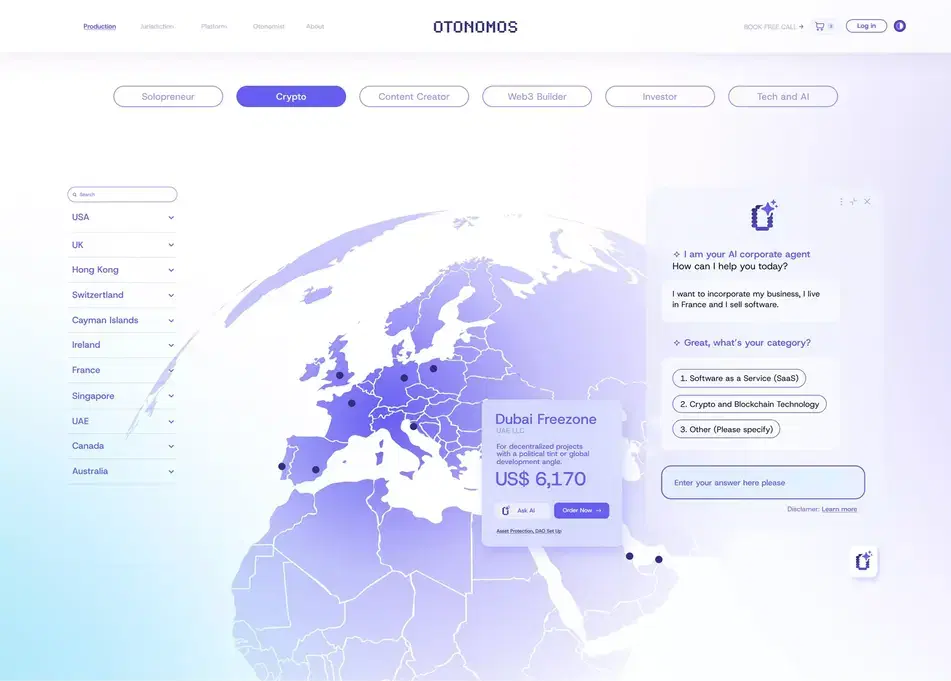 Otonomos Dashboard Preview